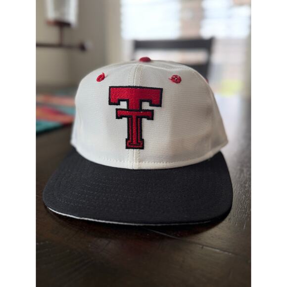 Texas Tech vintage 90s fitted New Era hat 6 5/8 NWT 
made in USA - Picture 1 of 7